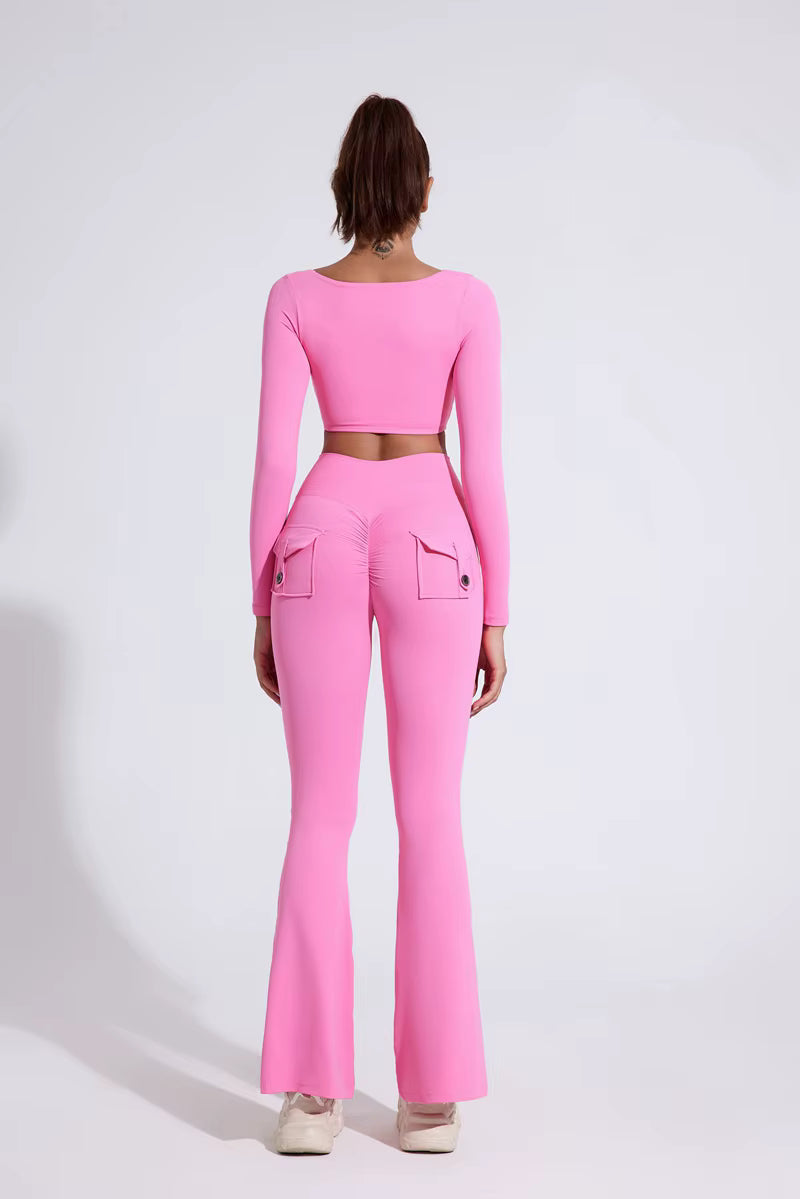 Sculpt Pocket Flare Leggings