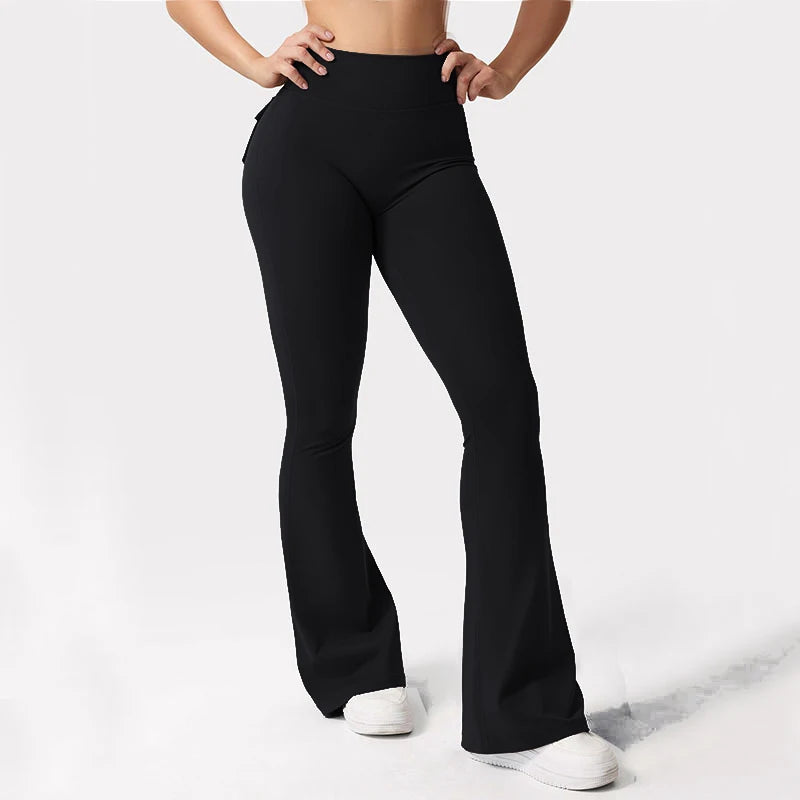 Performance Contour Flared Leggings
