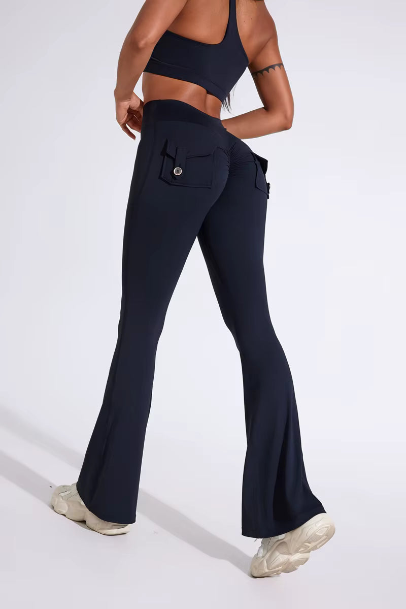 Sculpt Pocket Flare Leggings